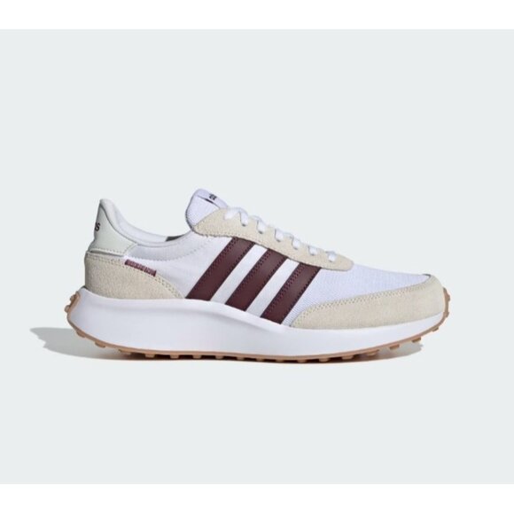 Adidas Run 70s Running Shoes Mens 9.5 White Maroon Sneakers Train Gym IG1182 NEW main image 12
